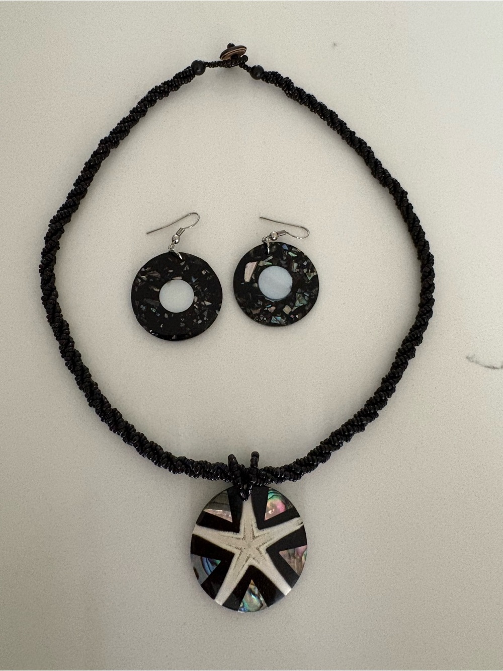 Starfish Shell Jewelry Set - Picture 2 of 9